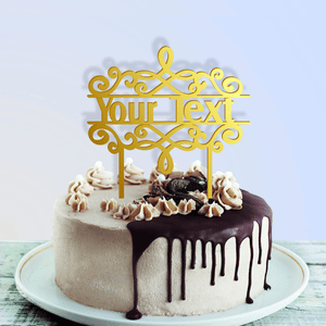 Acrylic Cake Topper