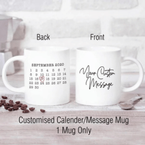 Calendar Birthday Anniversary Mug
