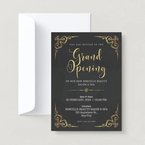 Grand Opening Invitation card