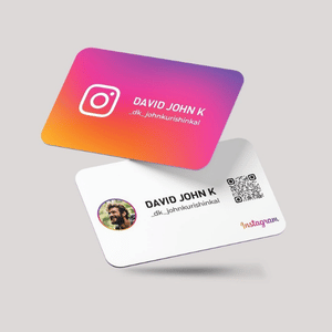 Instagram Visiting Card