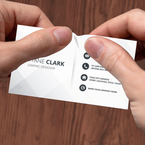 Non-Tear able Visiting Cards