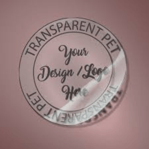 Transparent Stickers Print