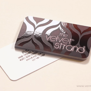 Velvet Visiting Card